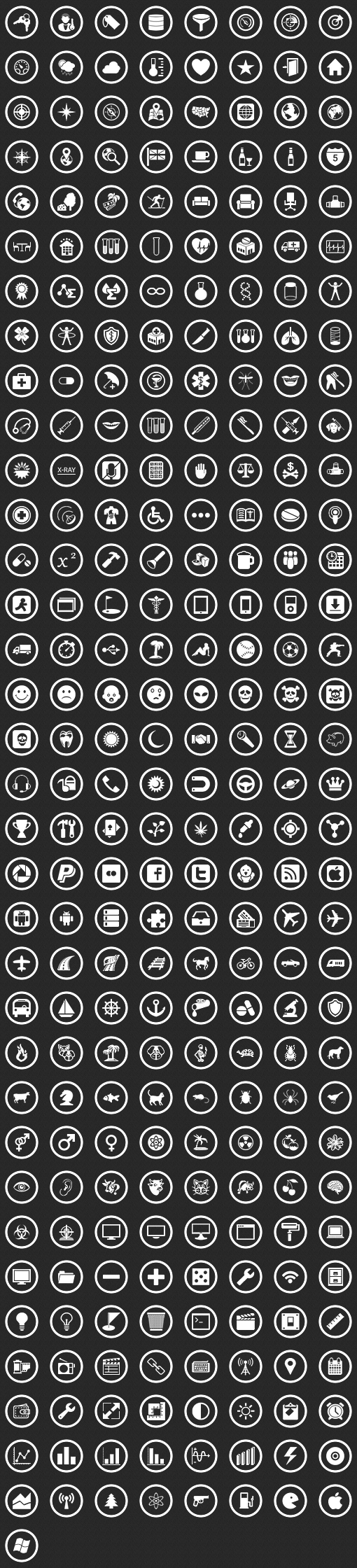 Windows Phone Icons Set